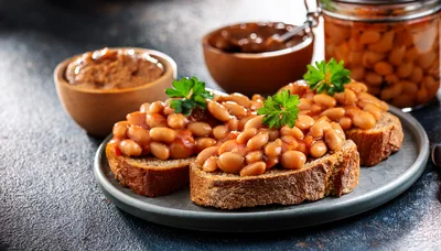 Baked Beans on Sourdough Toast