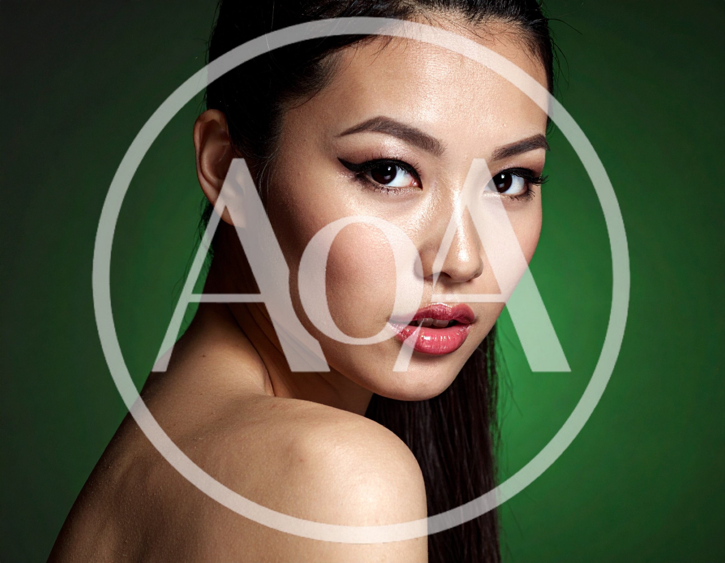 Portrait Of A Beautiful Asian Woman With Professional Makeup