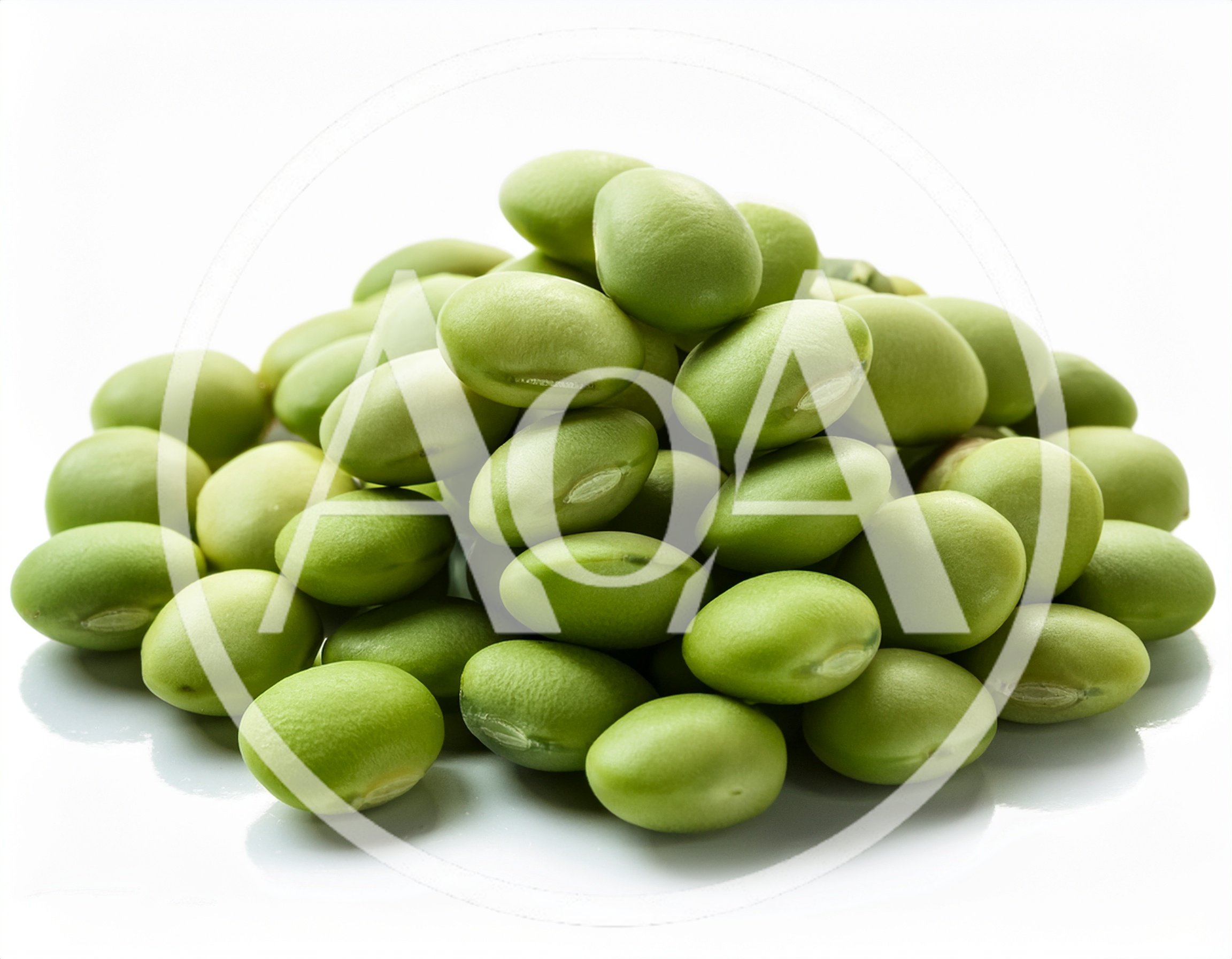 Pile Of Fresh Green Edamame Soybeans