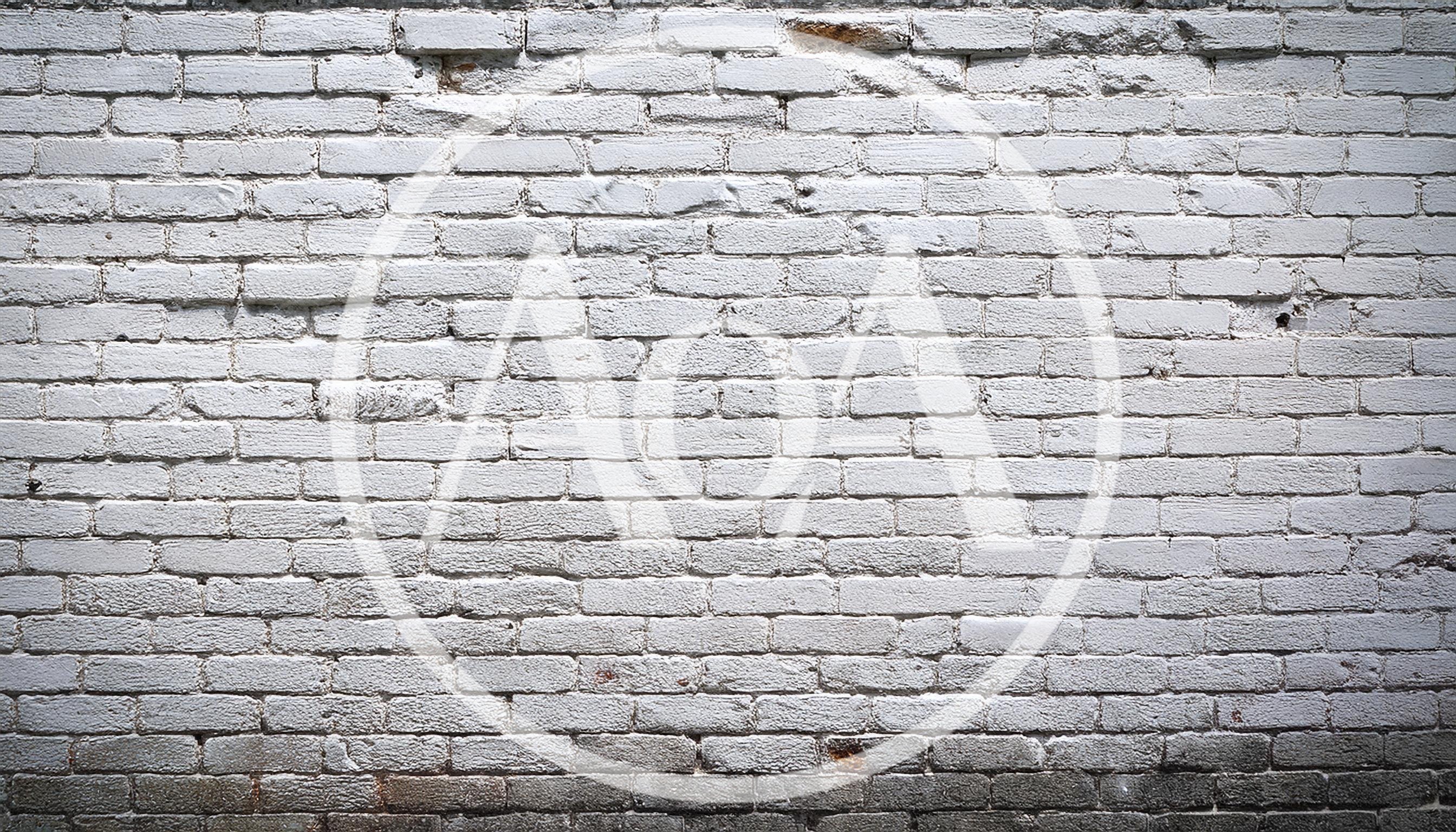 White Painted Brick Wall Texture Background