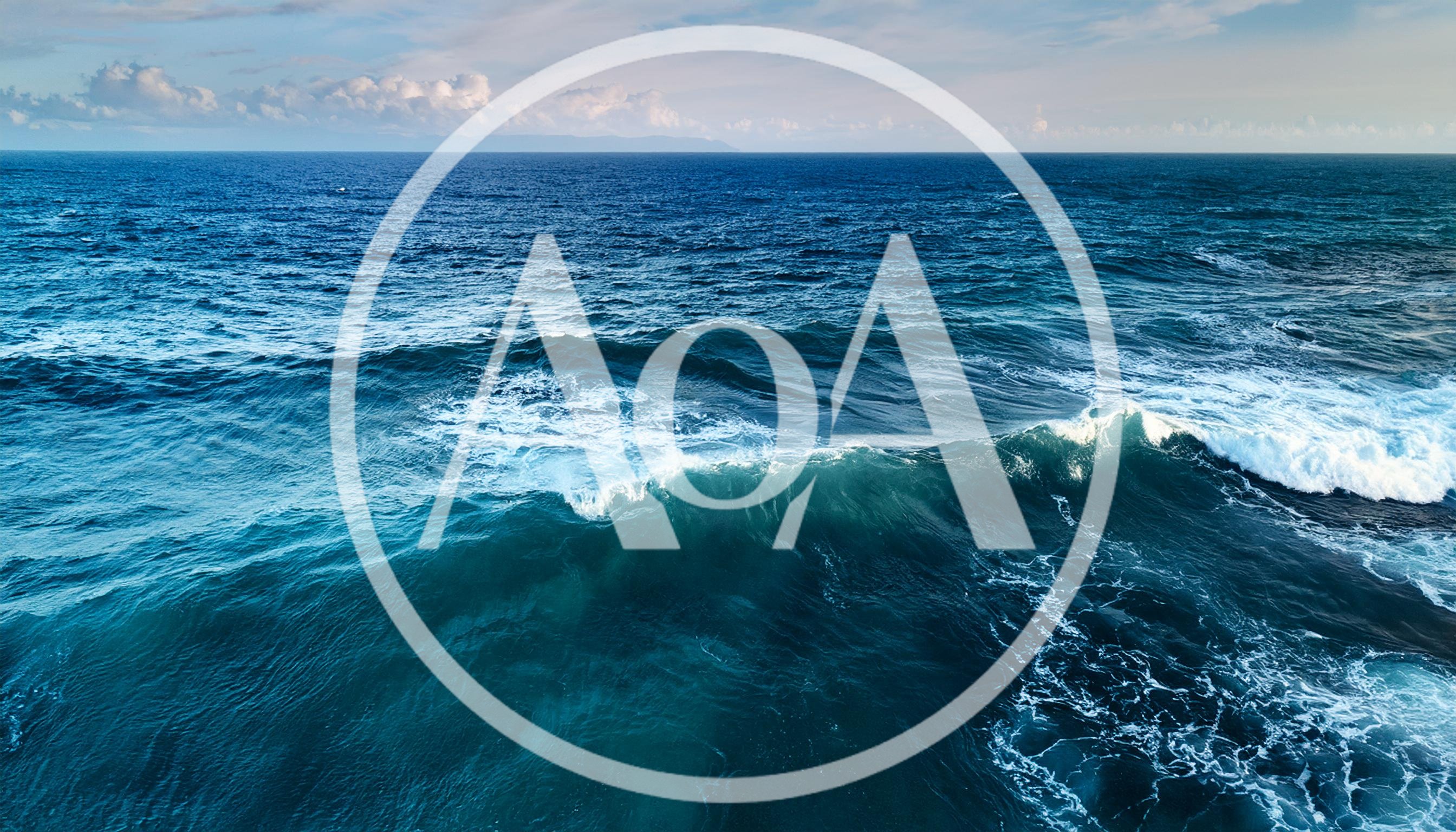 Aerial View Of Rolling Ocean Waves