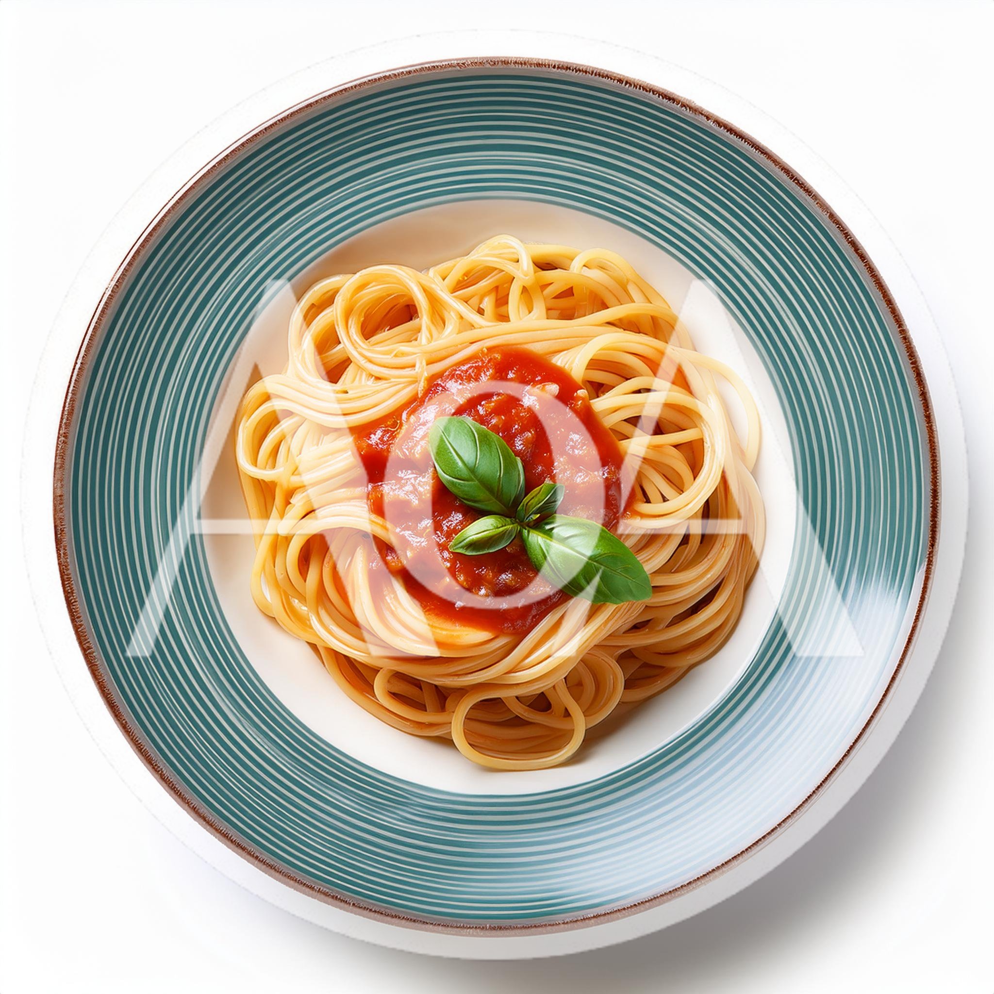Spaghetti With Tomato Sauce And Fresh Basil