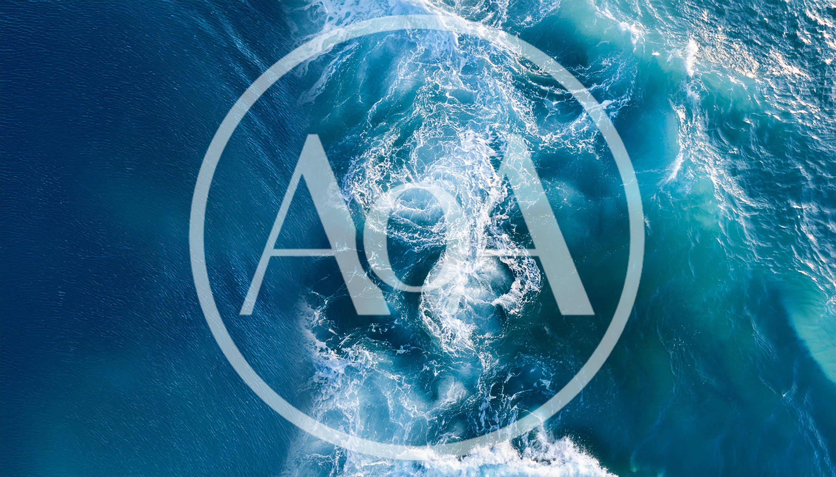 Aerial View Of Turbulent Ocean Waves And Currents
