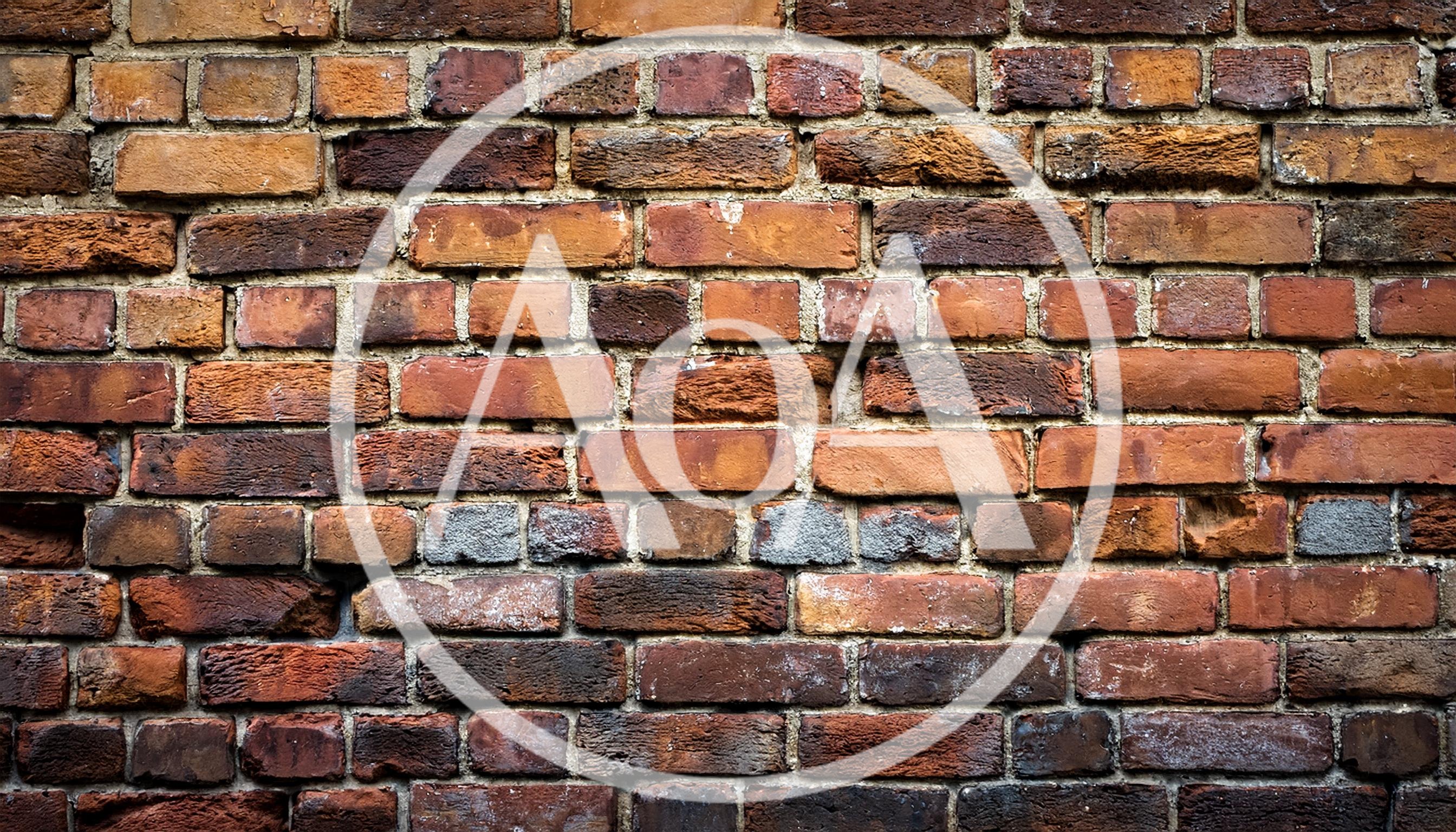 Weathered Red Brick Wall Texture Background