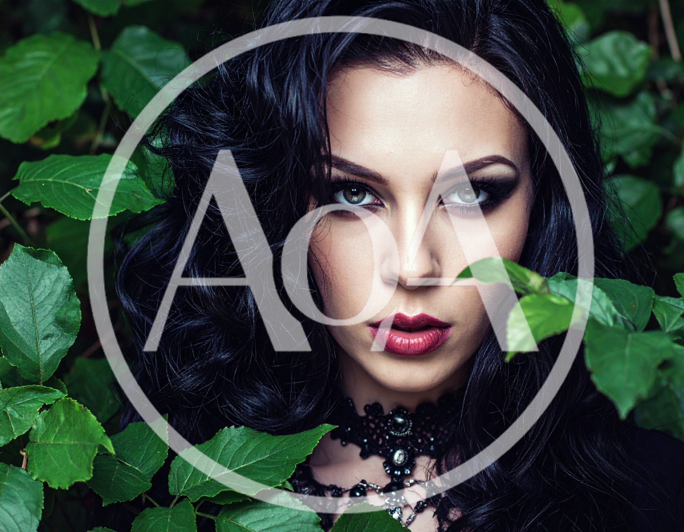 Portrait Of A Mysterious Woman With Dark Hair