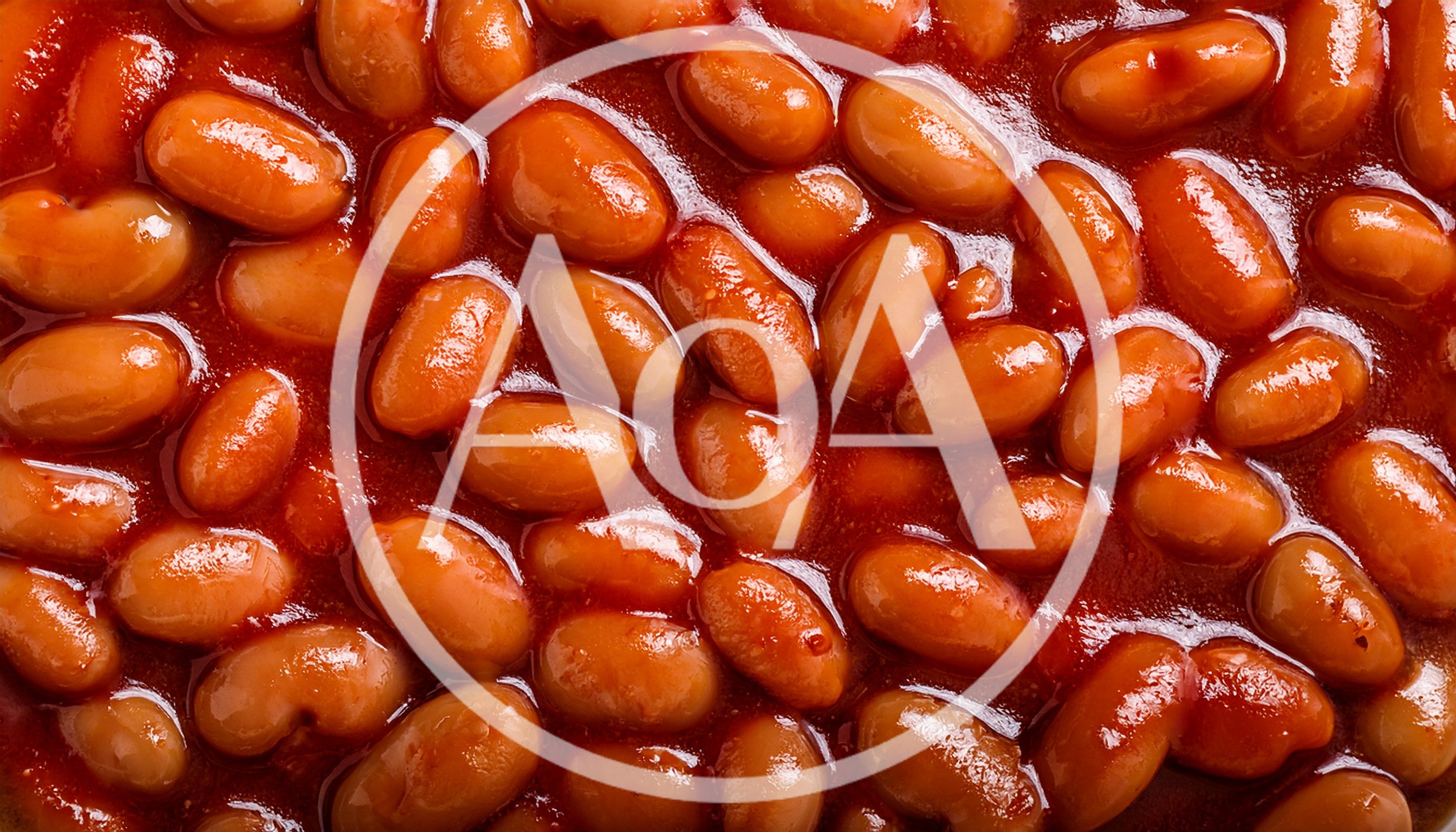Close Up Of Baked Beans In Tomato Sauce