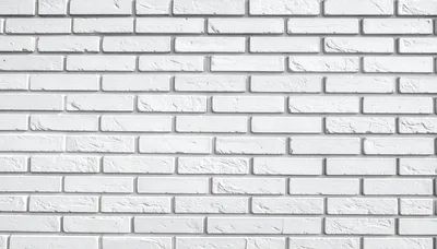 White Painted Brick Wall Texture Background