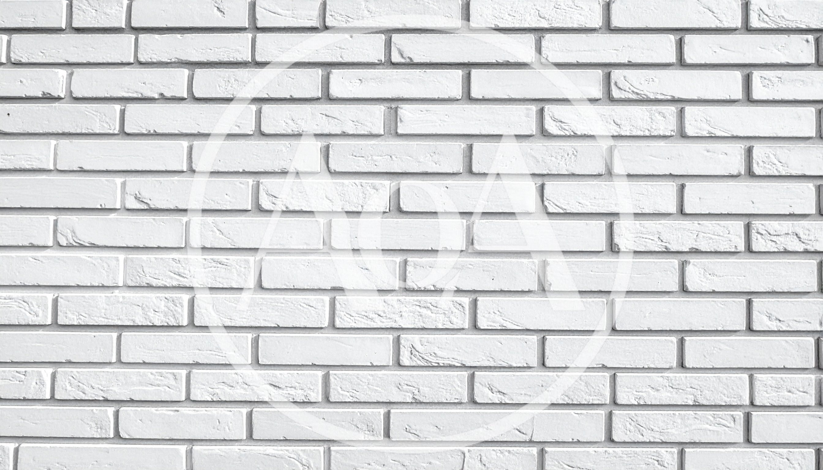 White Painted Brick Wall Texture Background
