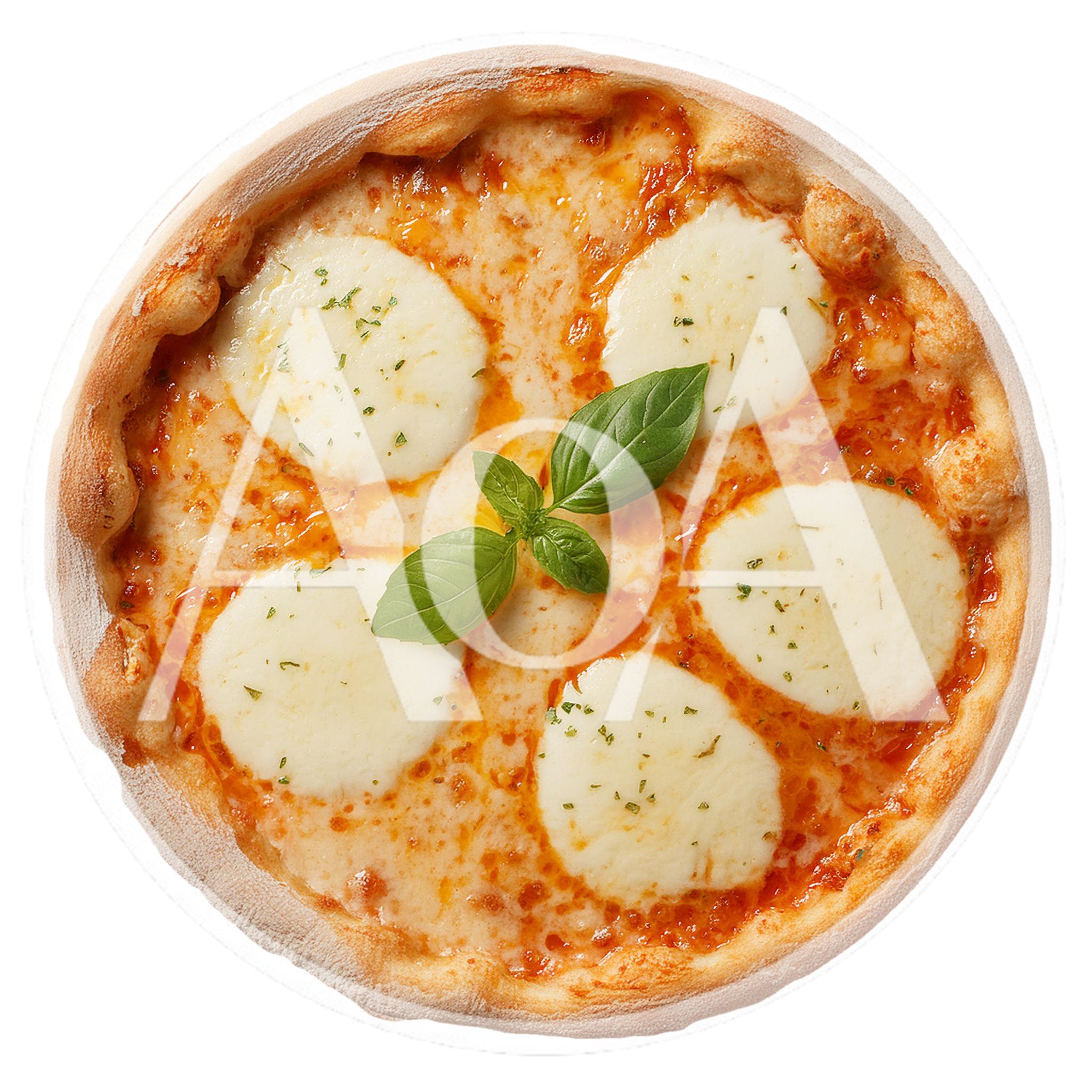 Fresh Margherita Pizza With Mozzarella And Basil