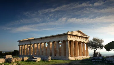 Temple of Hephaestus in the Ancient Agora of Athens