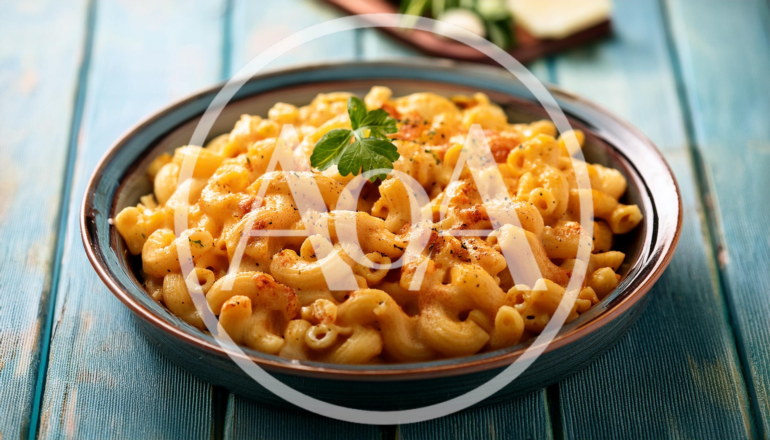 Bowl Of Creamy Baked Macaroni And Cheese