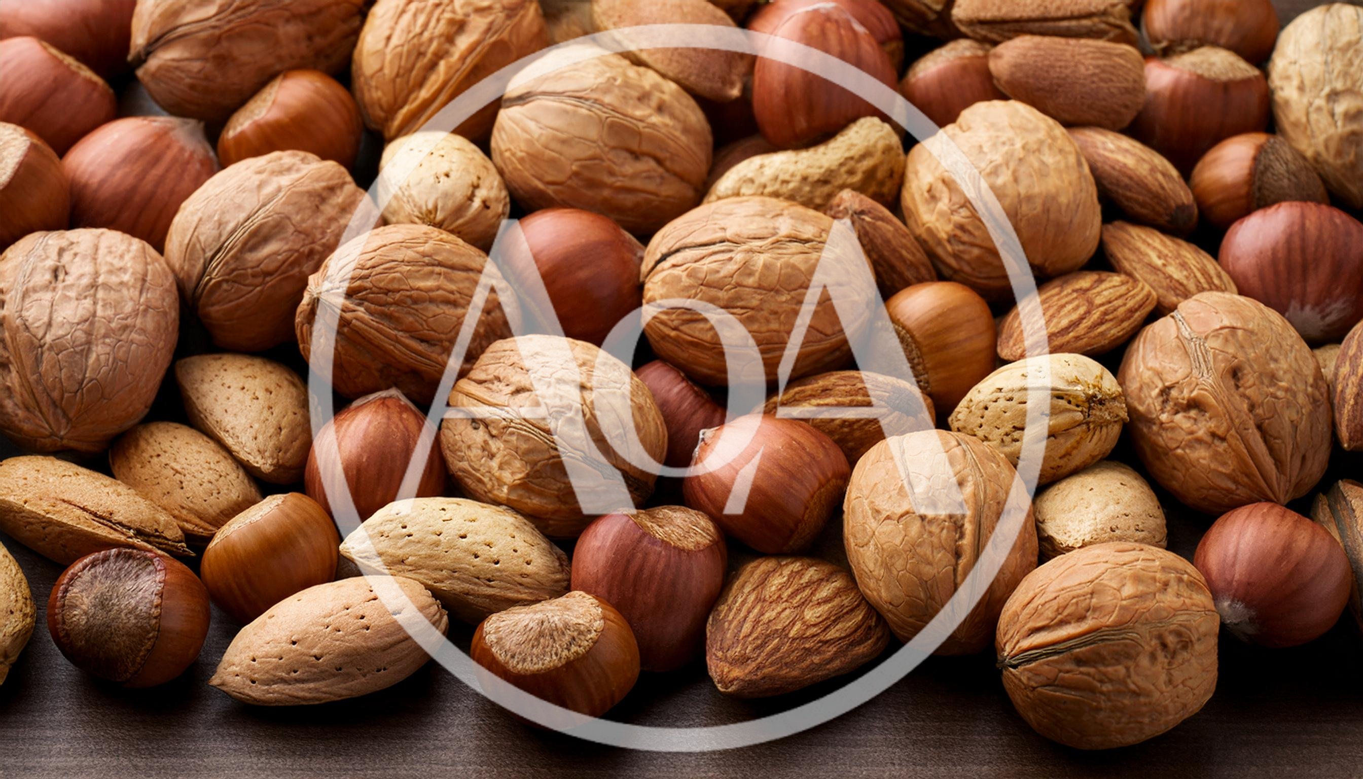 Assorted Mixed Nuts Including Walnuts Hazelnuts And Almonds