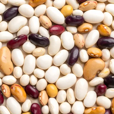 Assorted Dried Beans Mix Background