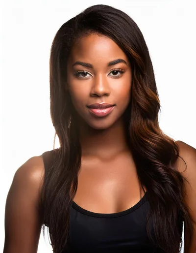 Portrait Of A Beautiful Young African American Woman