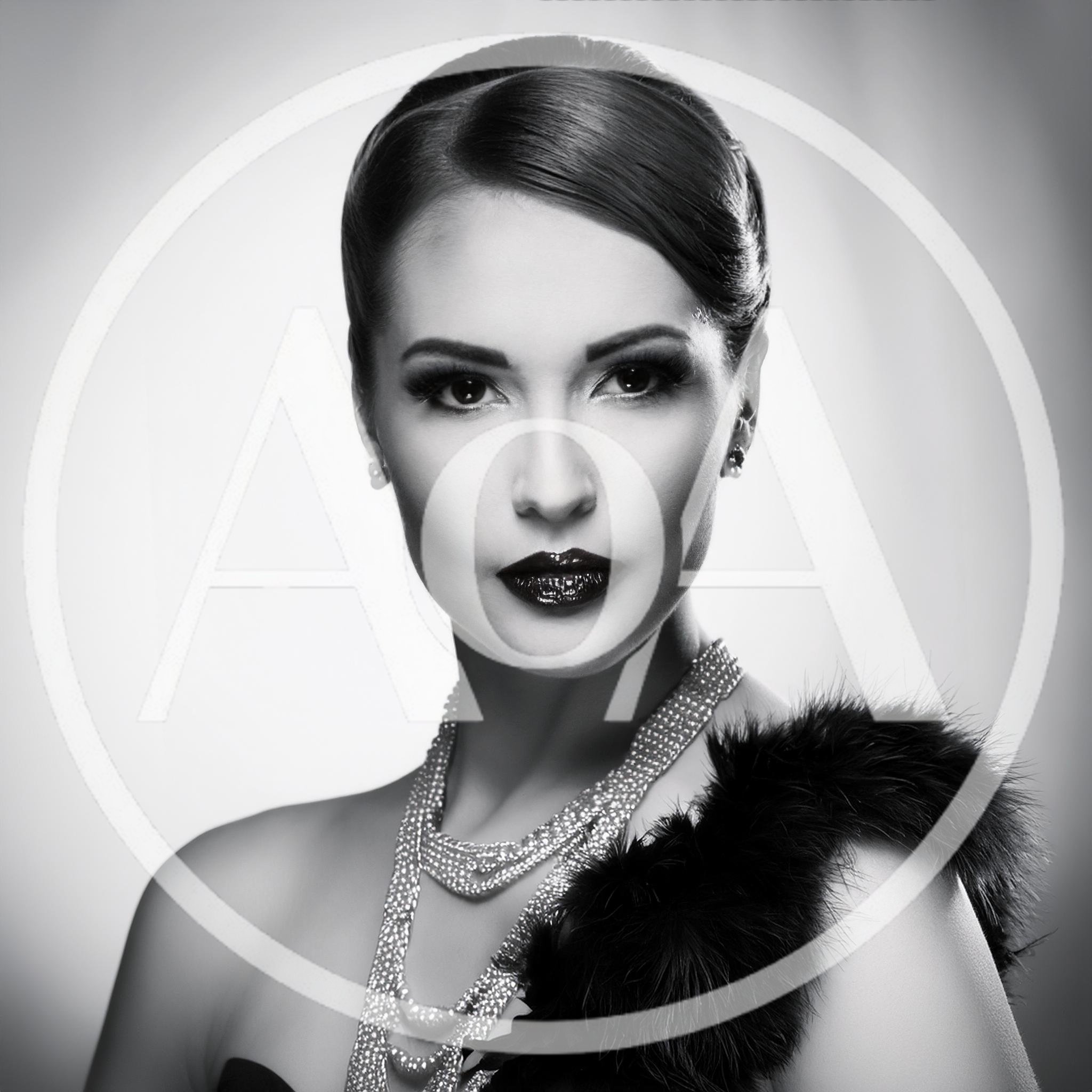 Elegant Woman In Vintage 1920s Style Portrait