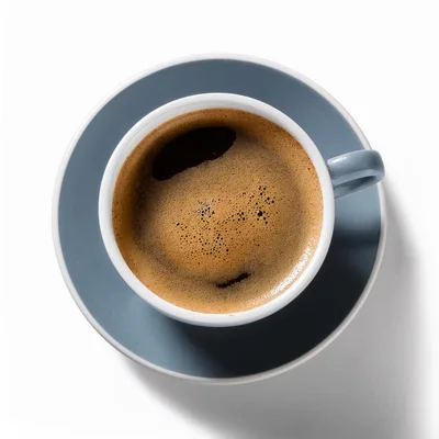 Top View Of A Cup Of Espresso