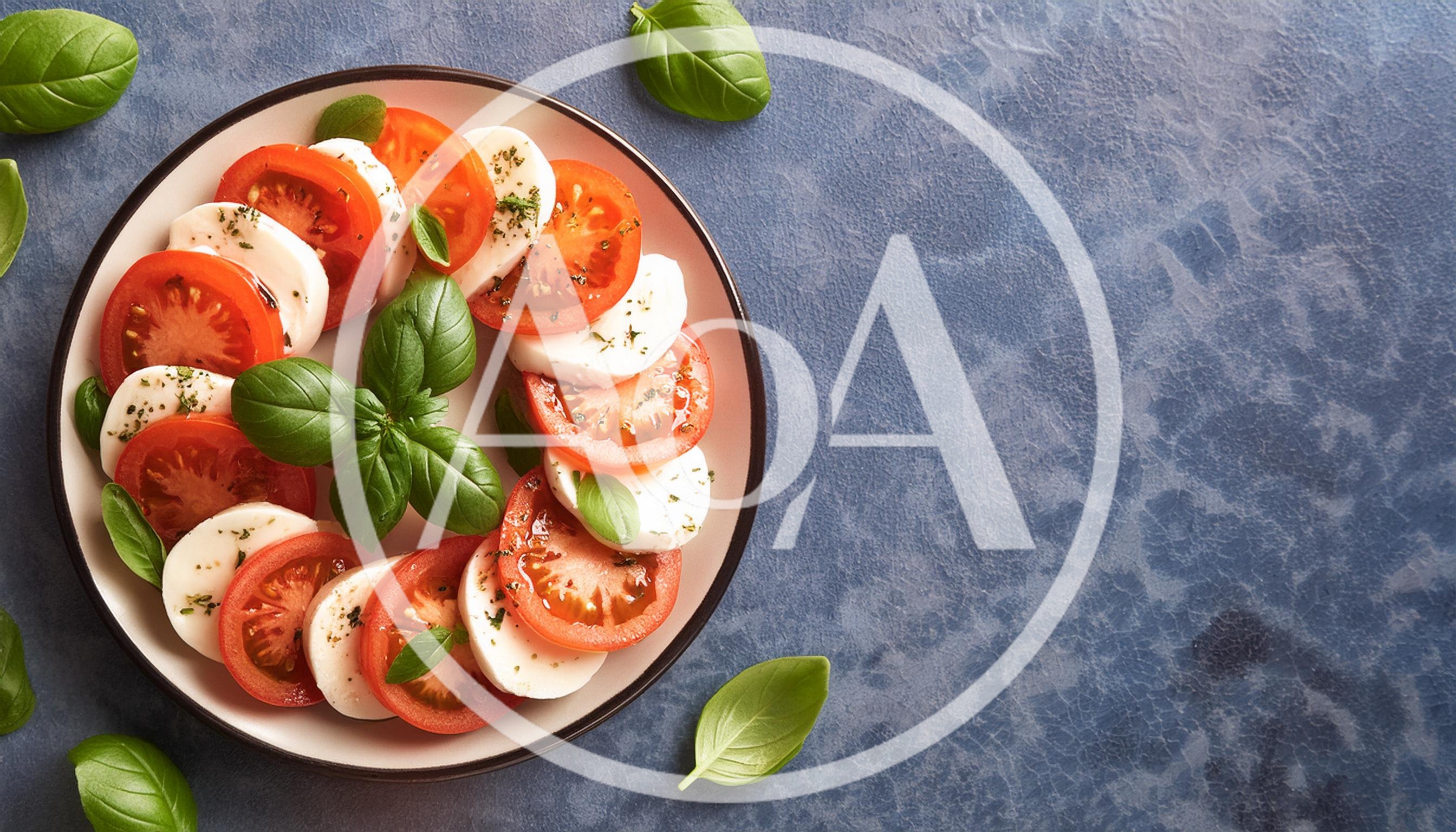 Caprese Salad With Fresh Tomatoes Mozzarella And Basil