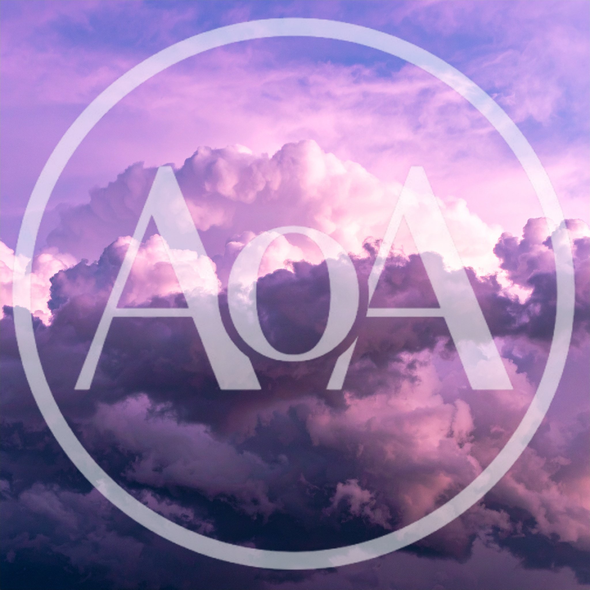 Dramatic Purple Sunset Clouds In The Sky