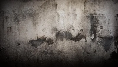 Weathered Concrete Wall With Dark Stained Texture