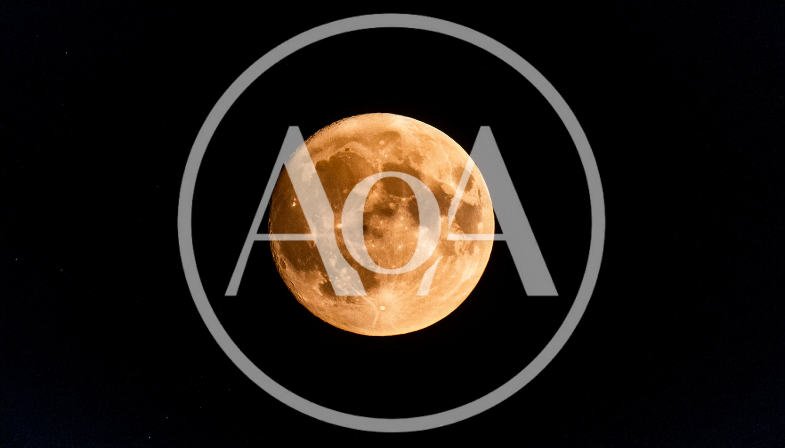 Full Moon Glowing In The Night Sky