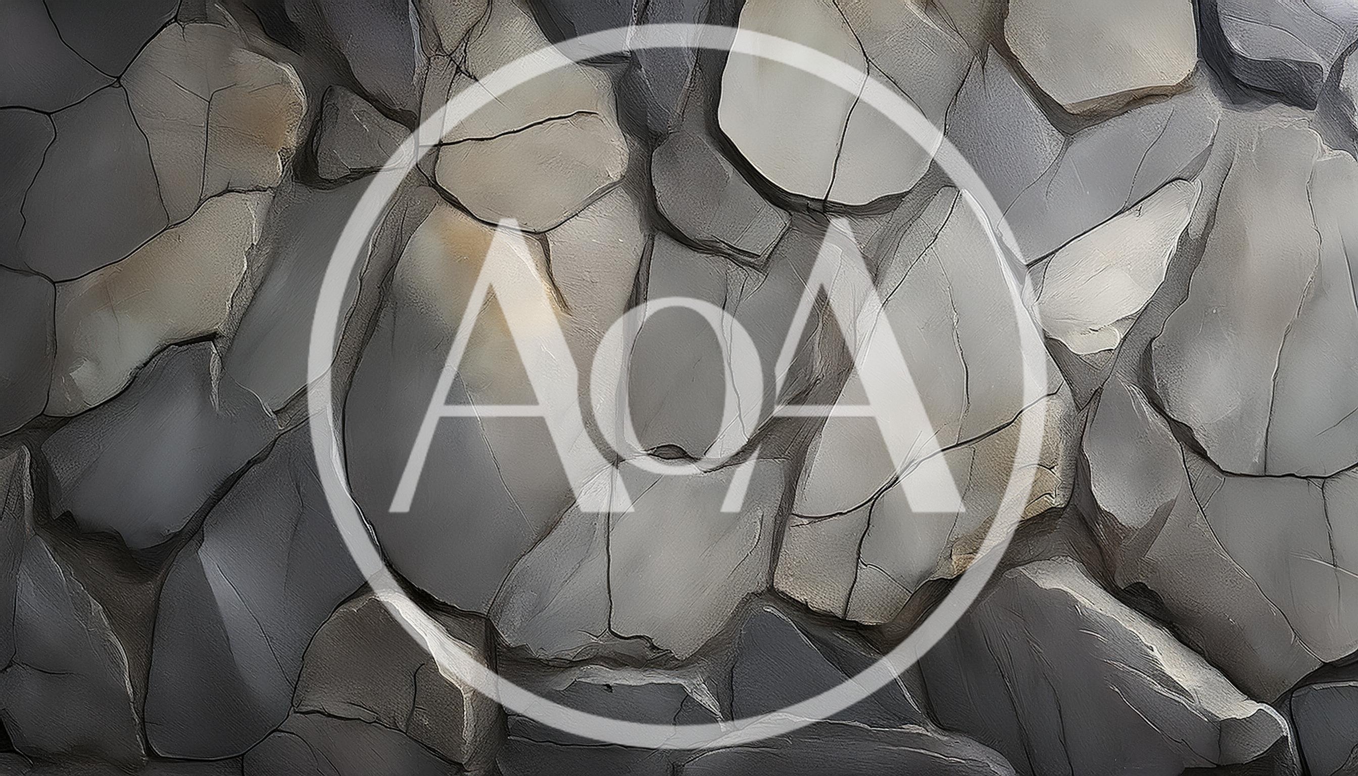 Textured Gray Stone Wall Surface Background