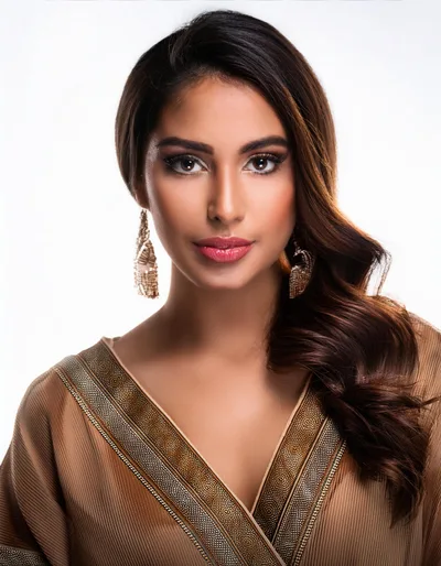 Portrait Of A Beautiful Woman In Traditional Attire