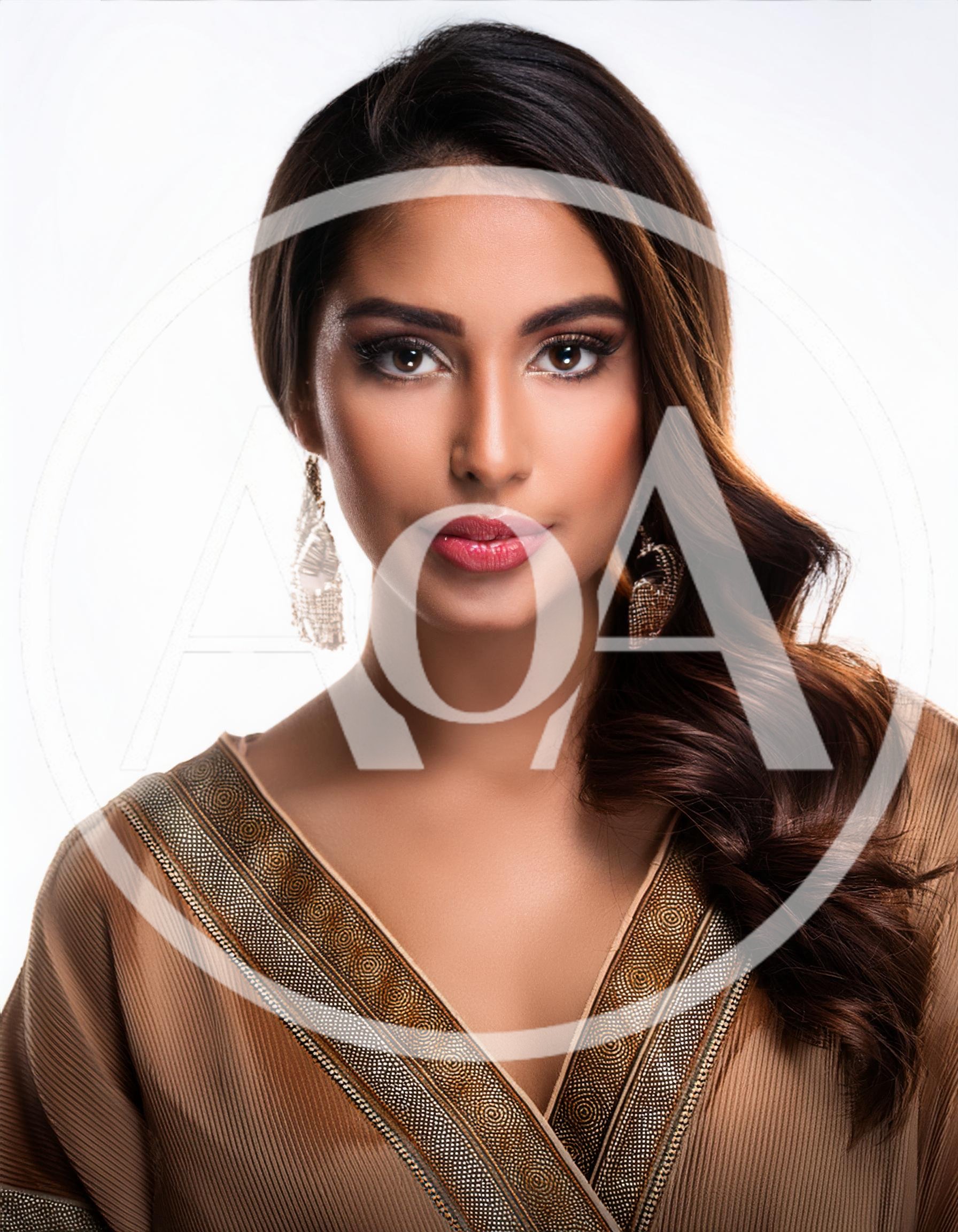 Portrait Of A Beautiful Woman In Traditional Attire