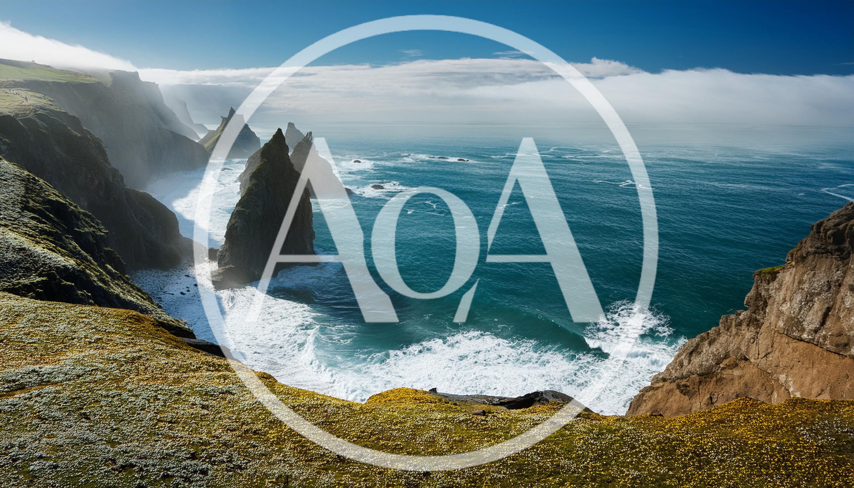 Dramatic Sea Stacks Along The Rugged Irish Coastline