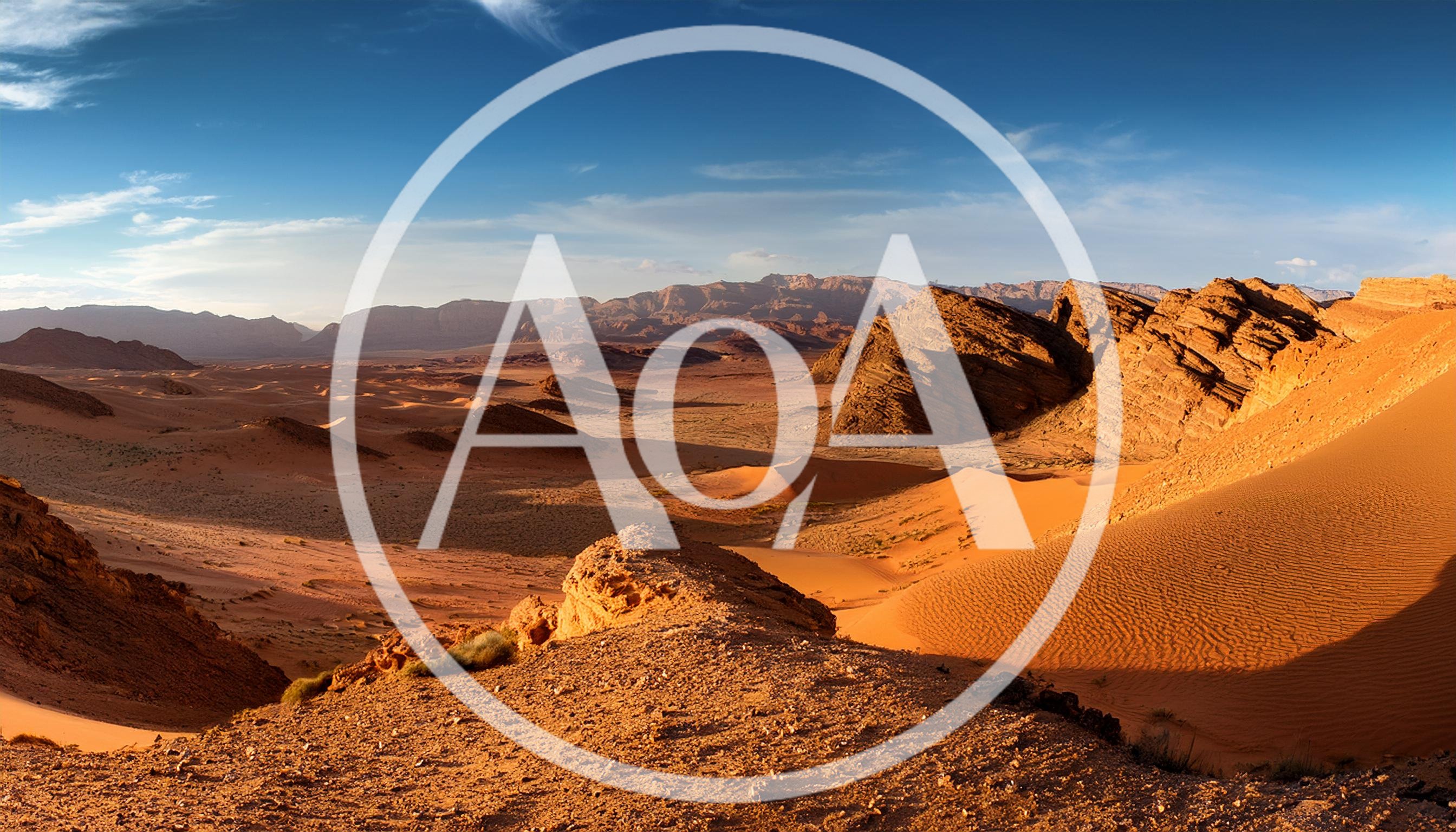 Panoramic View Of Wadi Rum Desert Landscape