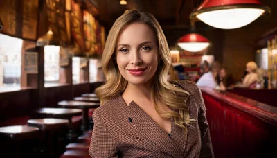 Portrait Of A Professional Woman In A Restaurant