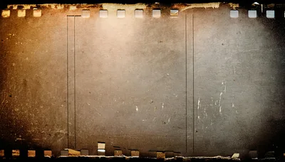 Vintage 35mm Film Strip Frame With Grunge Texture