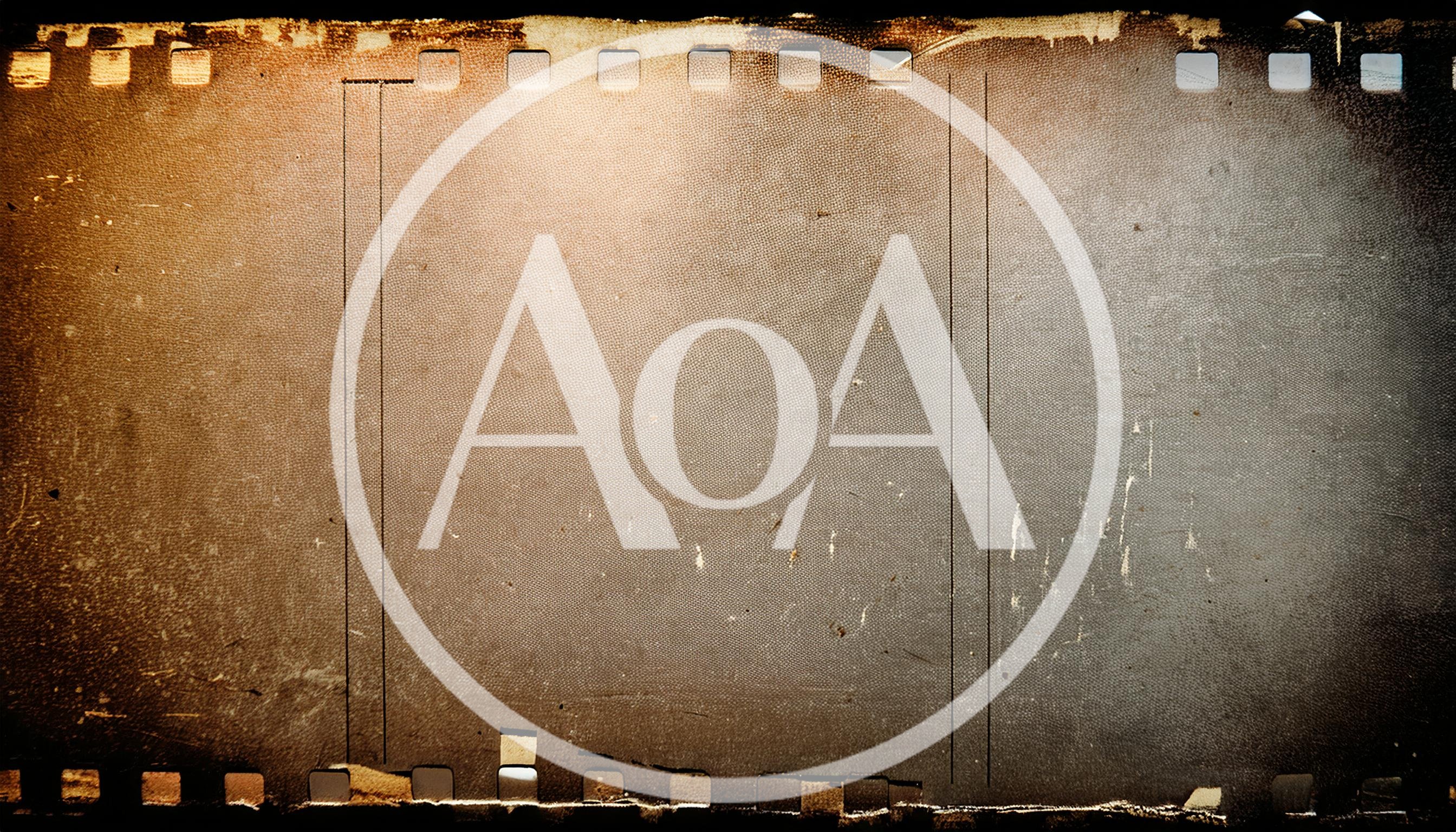 Vintage 35mm Film Strip Frame With Grunge Texture