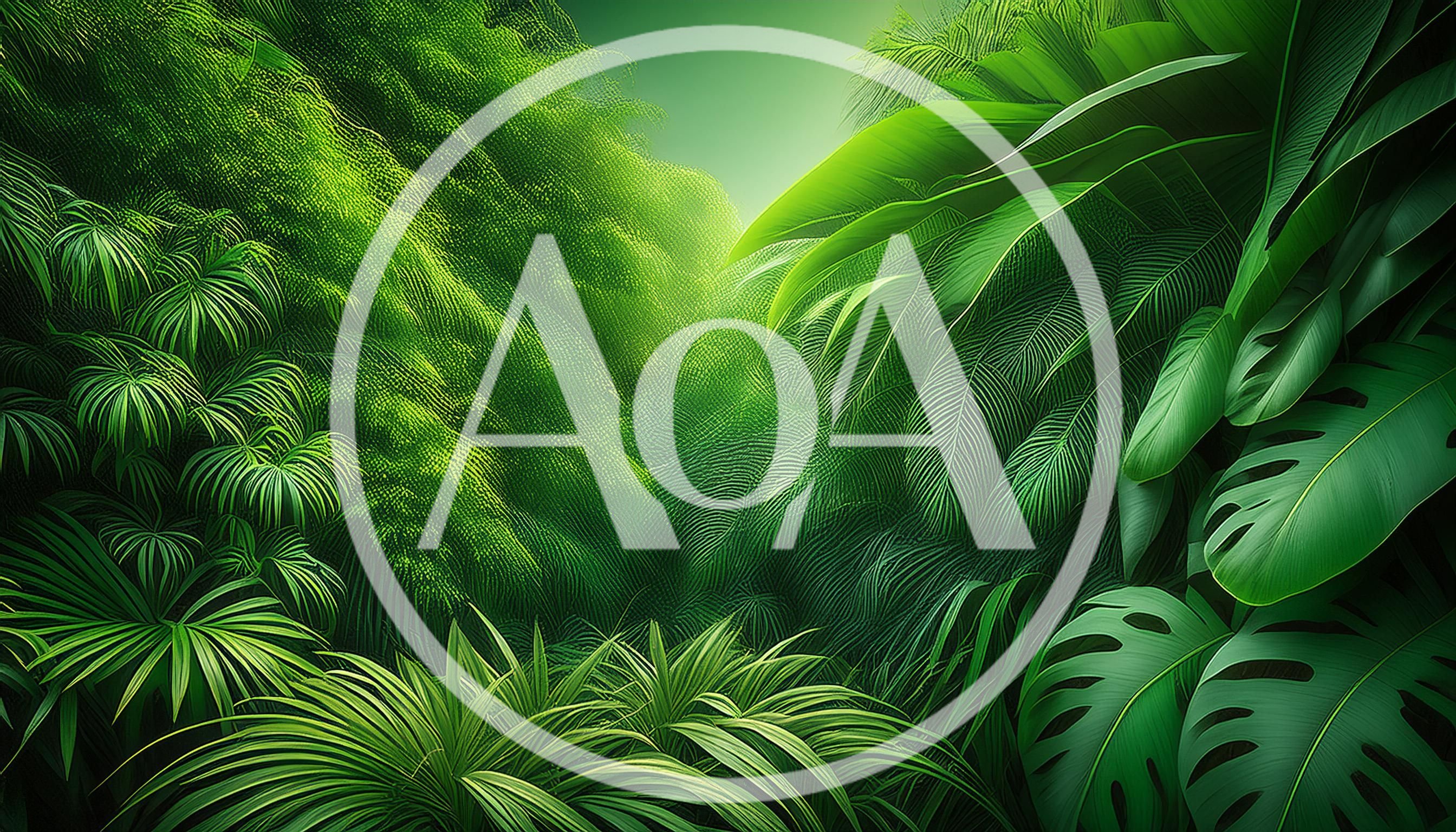 Lush Tropical Rainforest Foliage Background