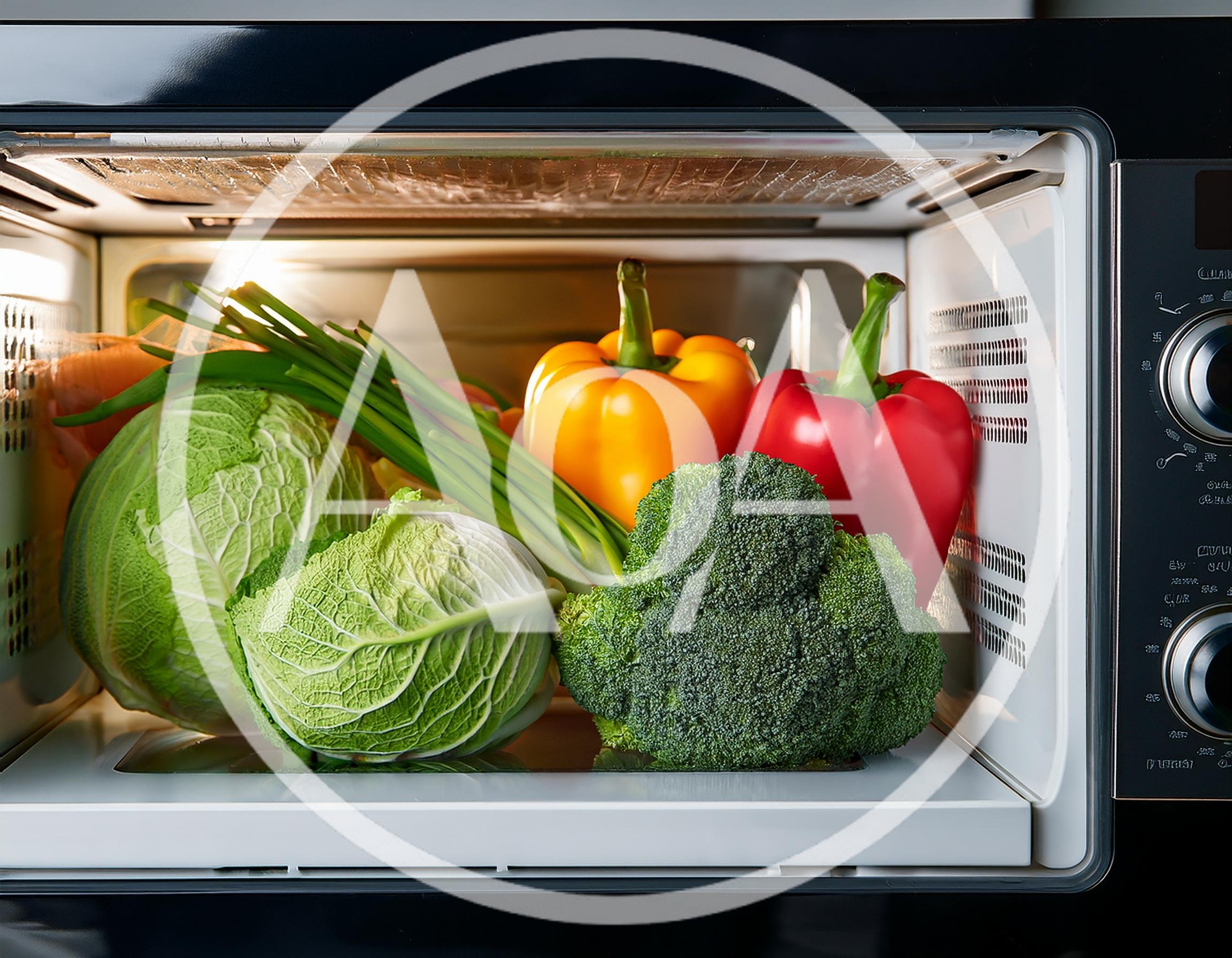 Fresh Vegetables Stored Inside A Modern Refrigerator