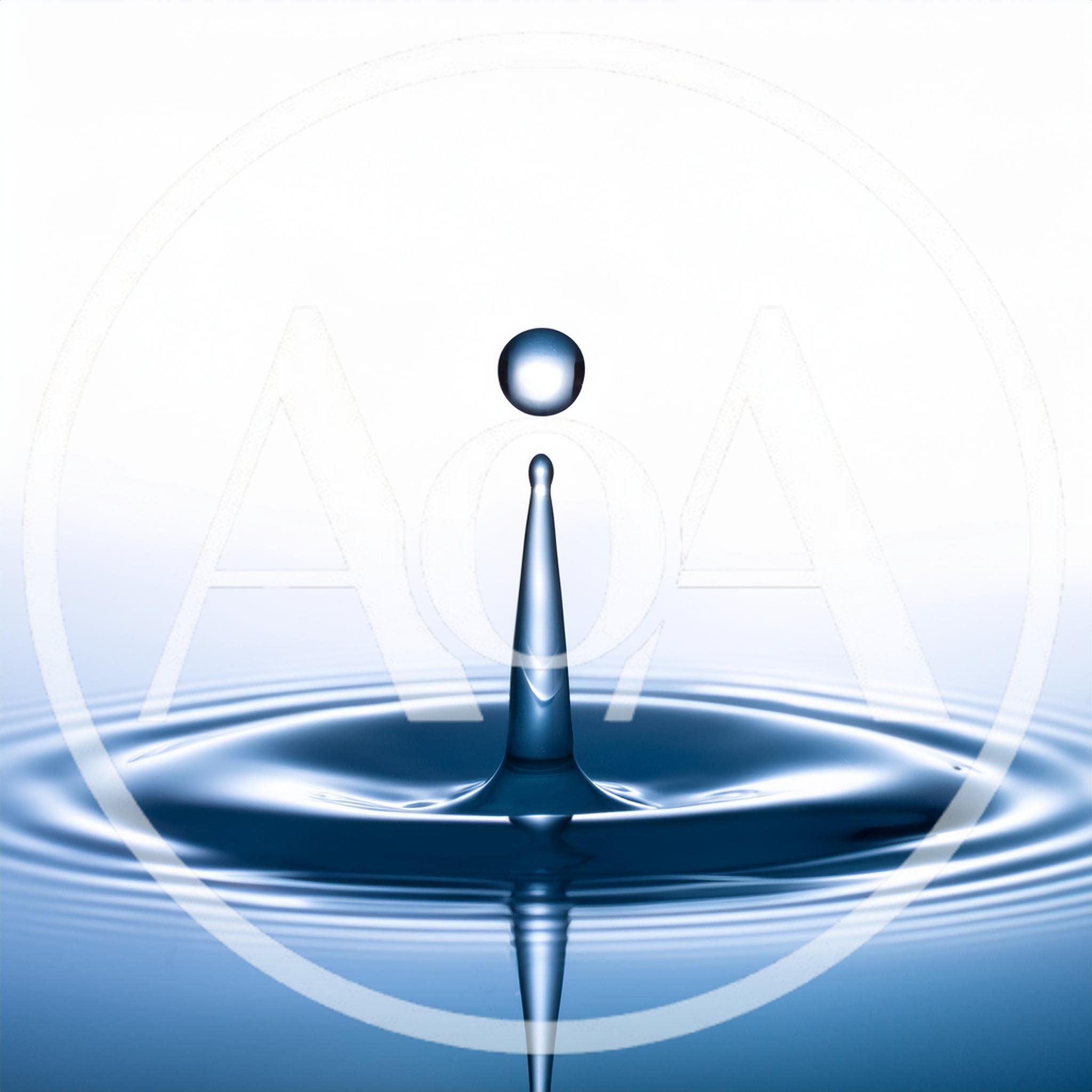 Single Water Drop Impacting A Calm Surface
