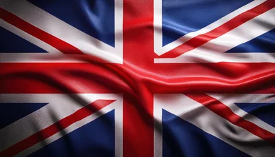 Waving Flag Of The United Kingdom