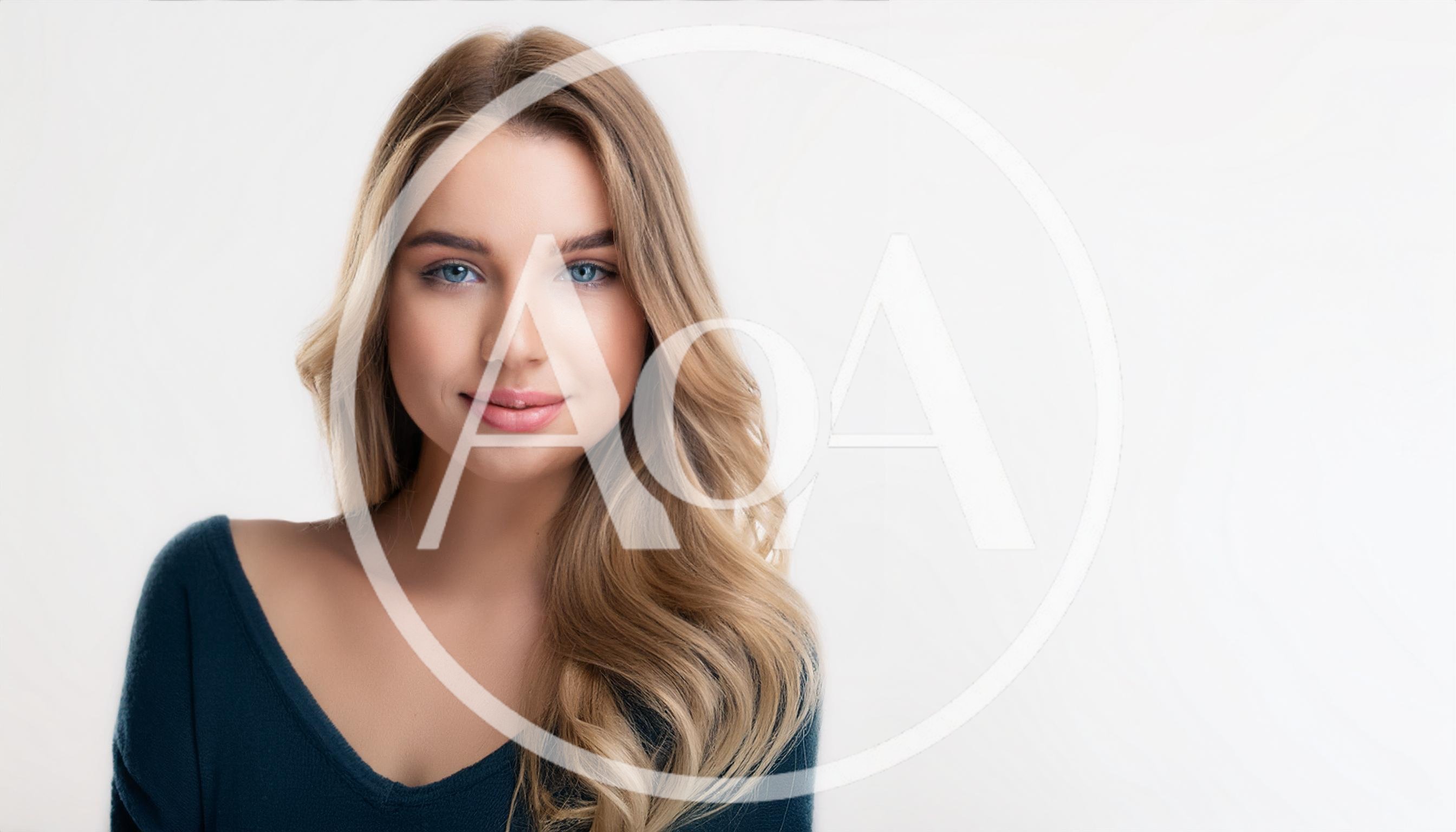 Portrait Of A Beautiful Young Blonde Woman