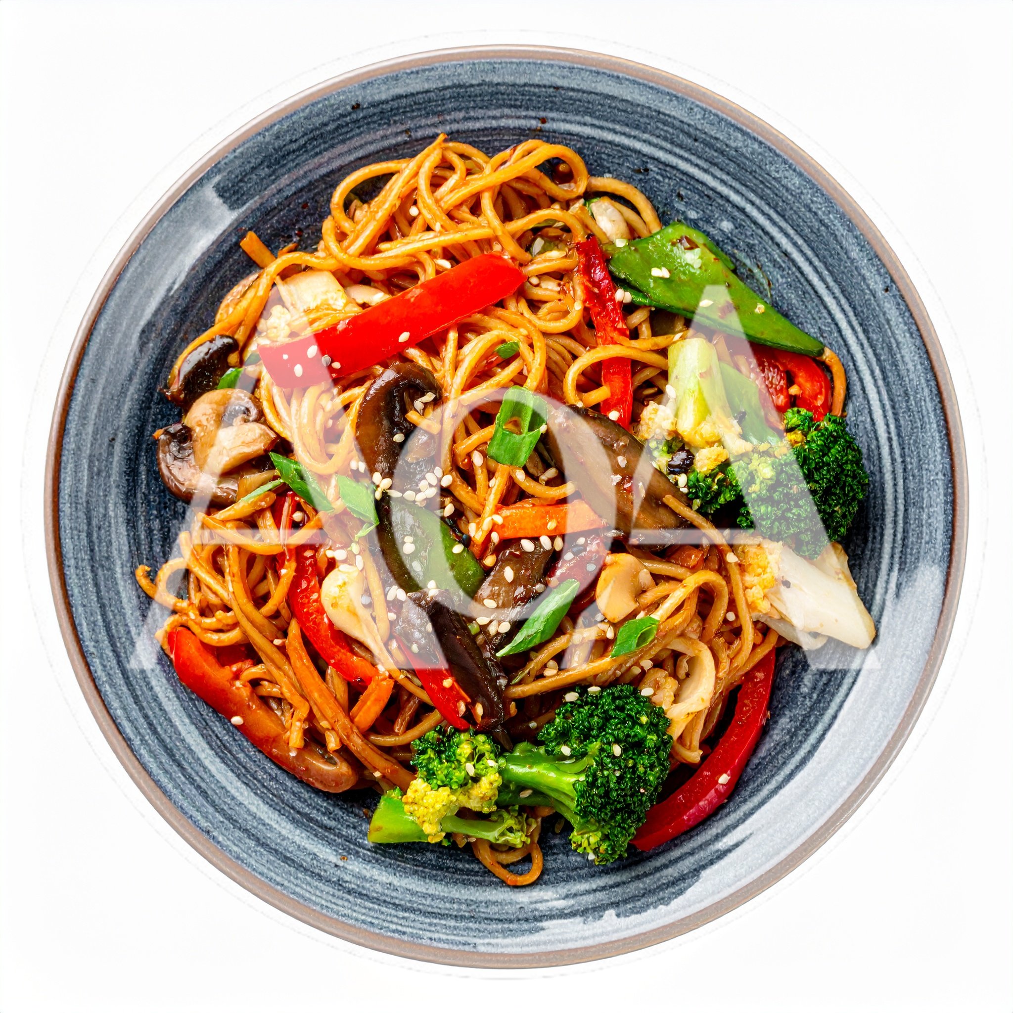 Stir Fried Vegetable Lo Mein Noodles
