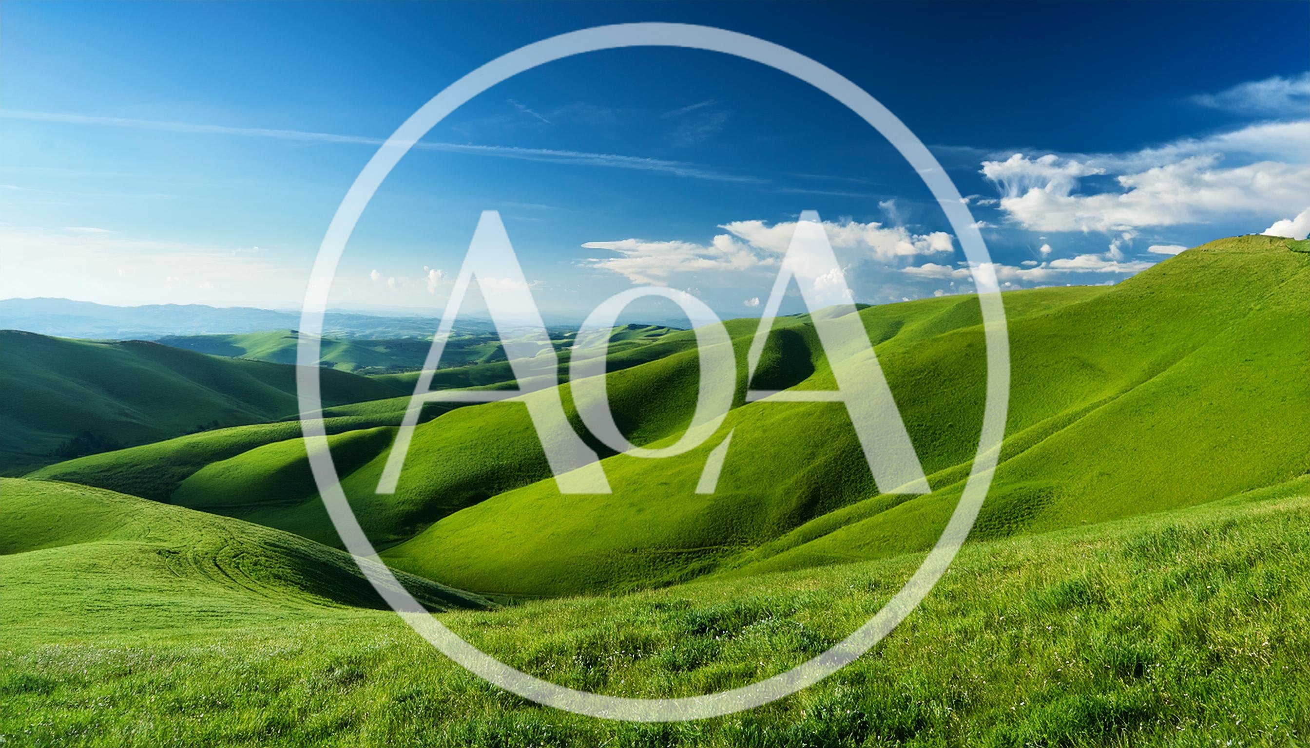 Rolling Green Hills Under A Bright Blue Sky