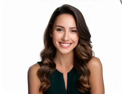 Portrait Of A Smiling Young Woman