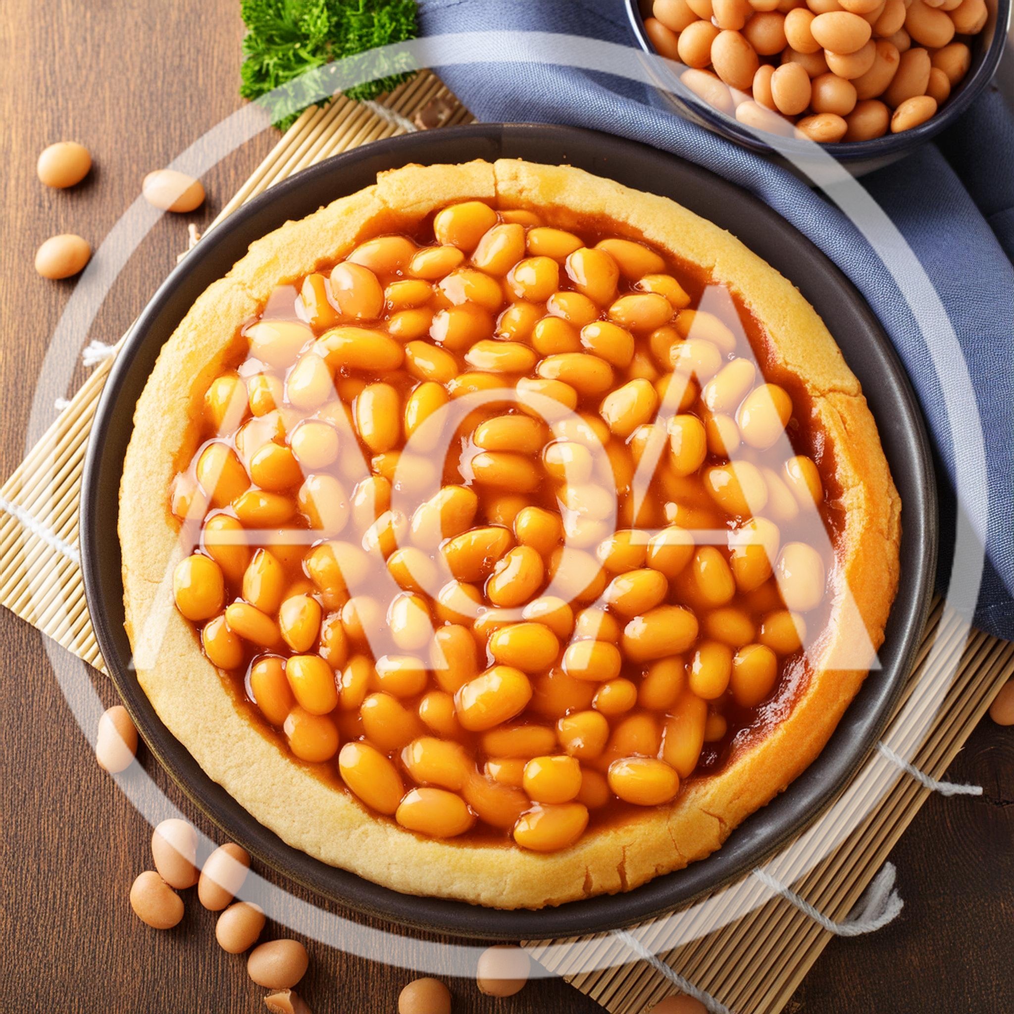 Baked Beans On A Savory Pastry Base