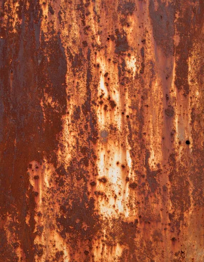 Weathered Metal Surface With Heavy Rust Texture