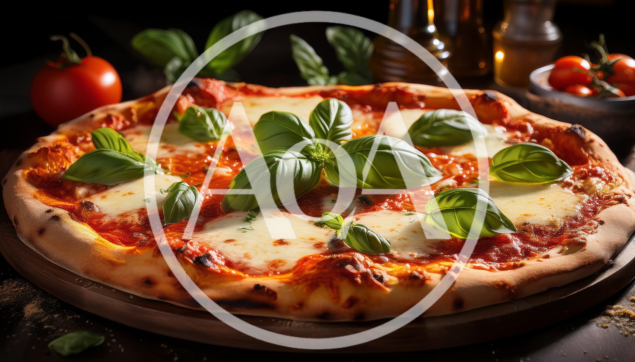 Fresh Margherita Pizza With Basil And Mozzarella