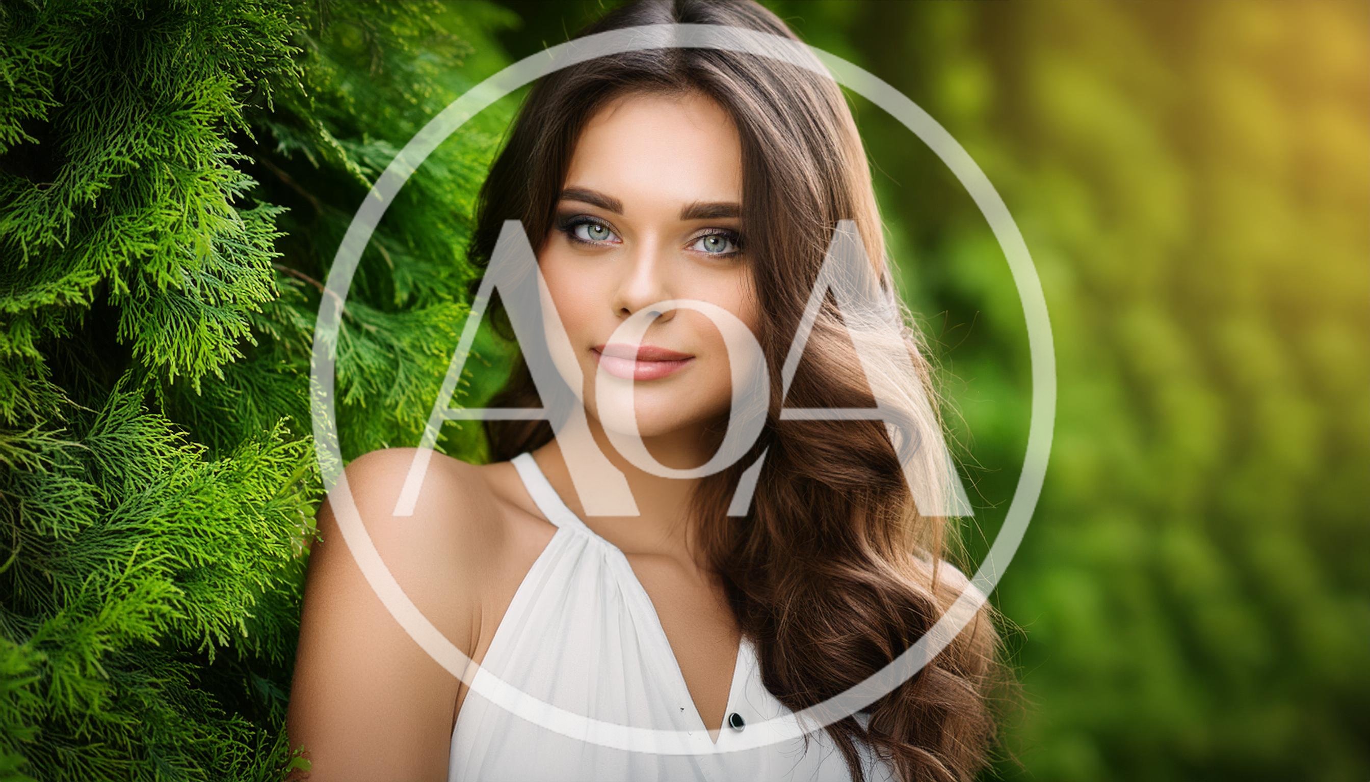 Portrait Of A Beautiful Young Woman Outdoors