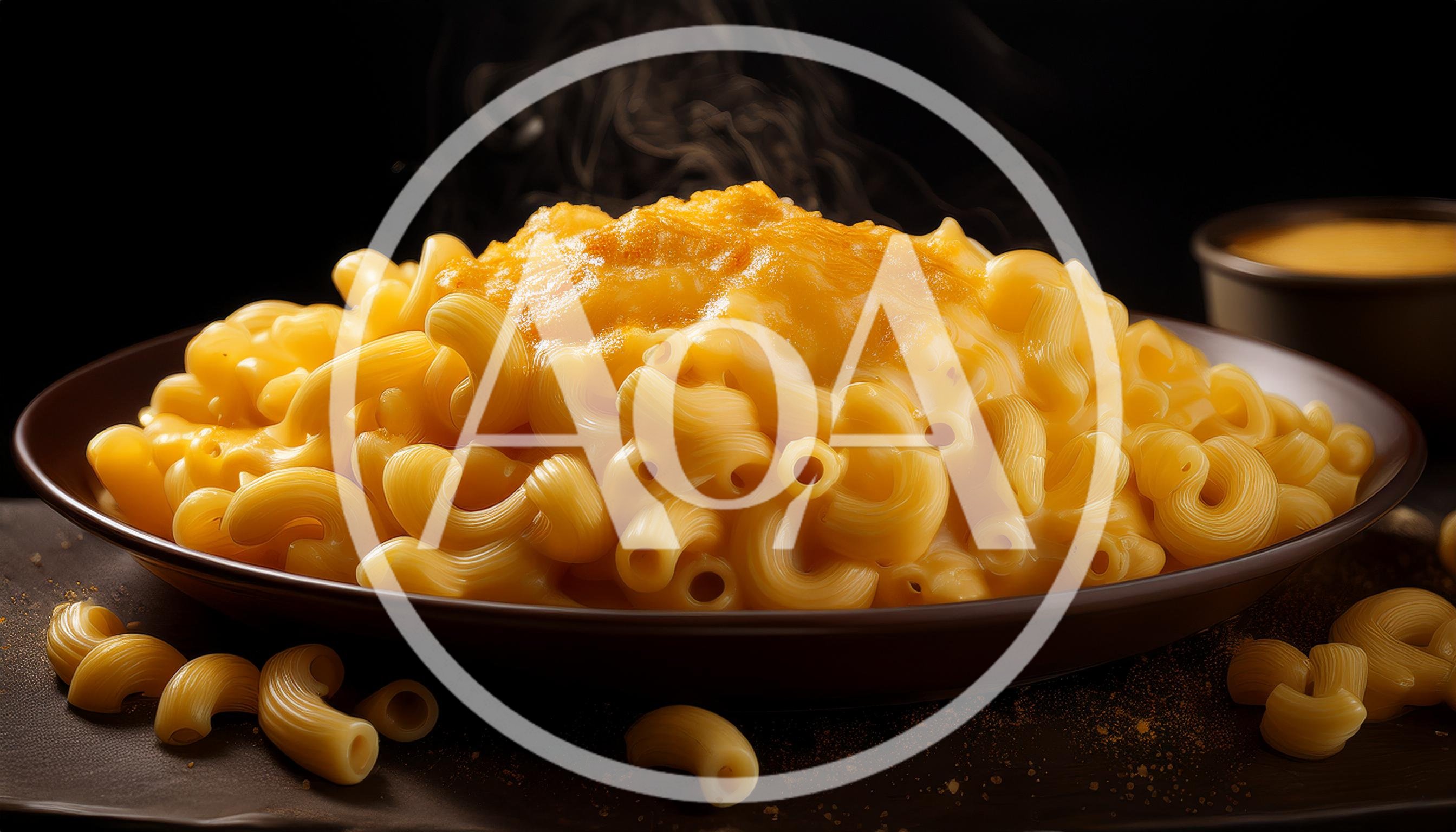 Steaming Bowl Of Creamy Macaroni And Cheese