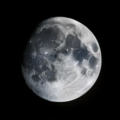Detailed High Resolution View Of The Moon