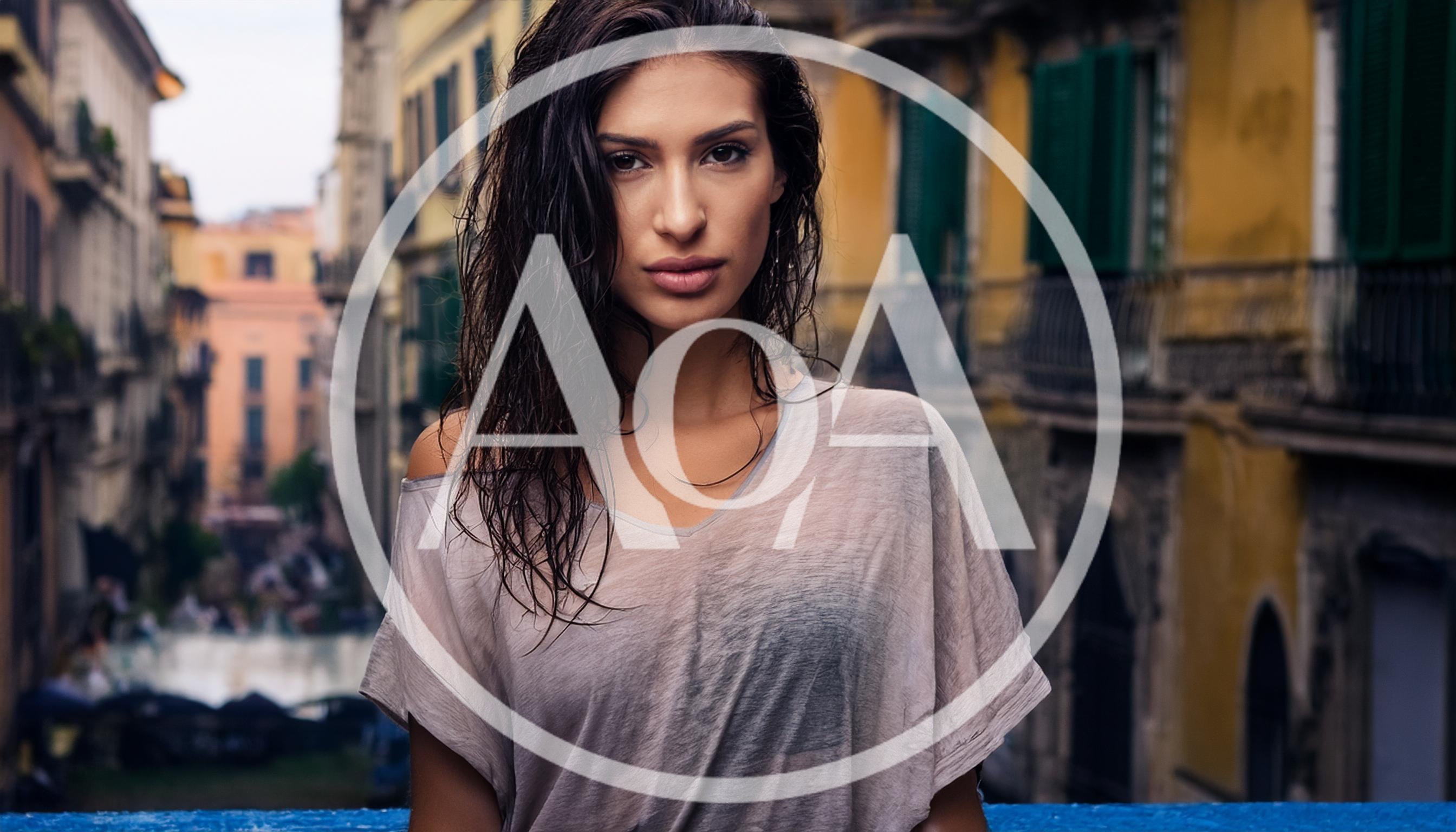 Portrait Of A Young Woman With Wet Hair