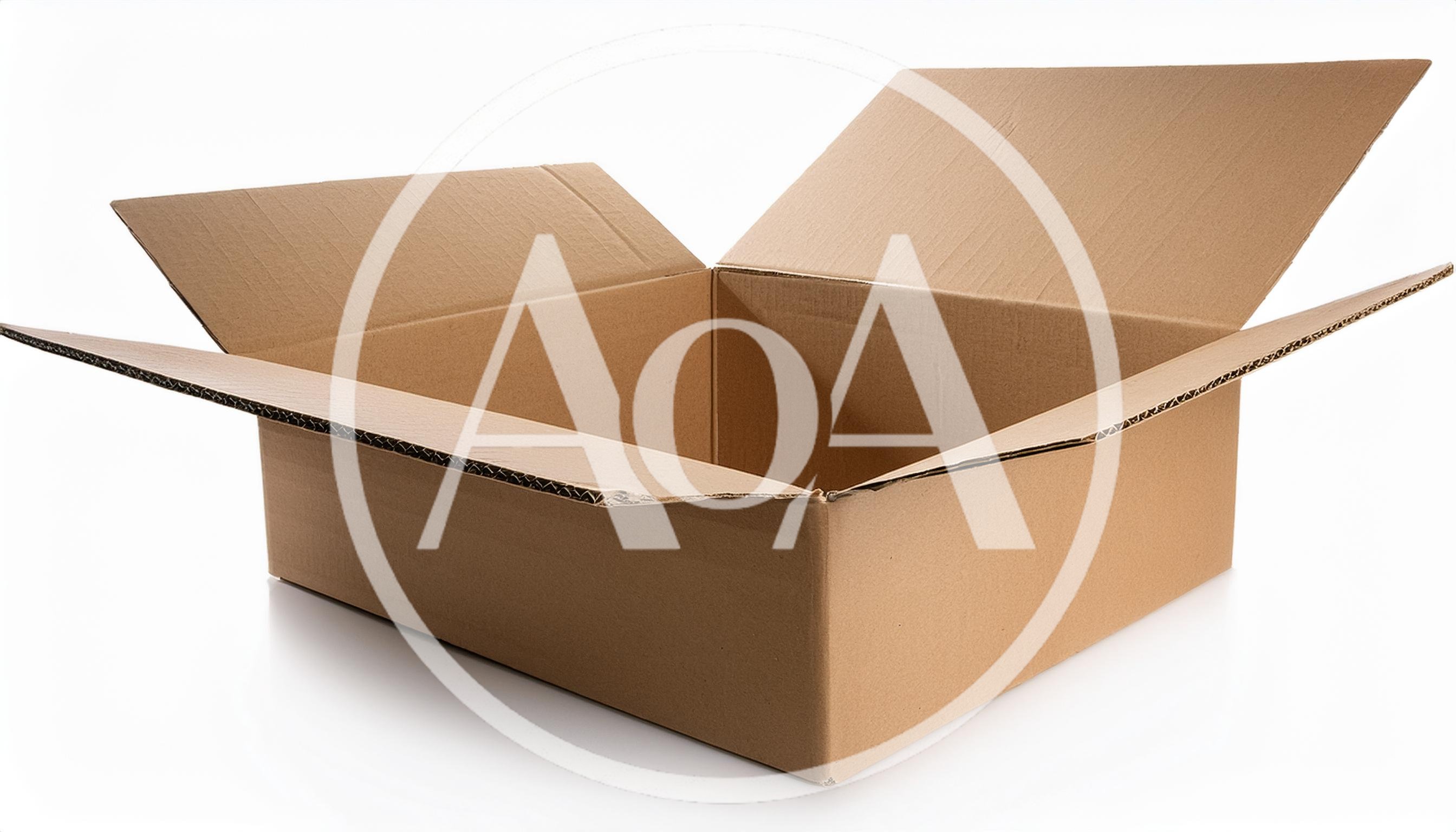 Open Empty Cardboard Shipping Box