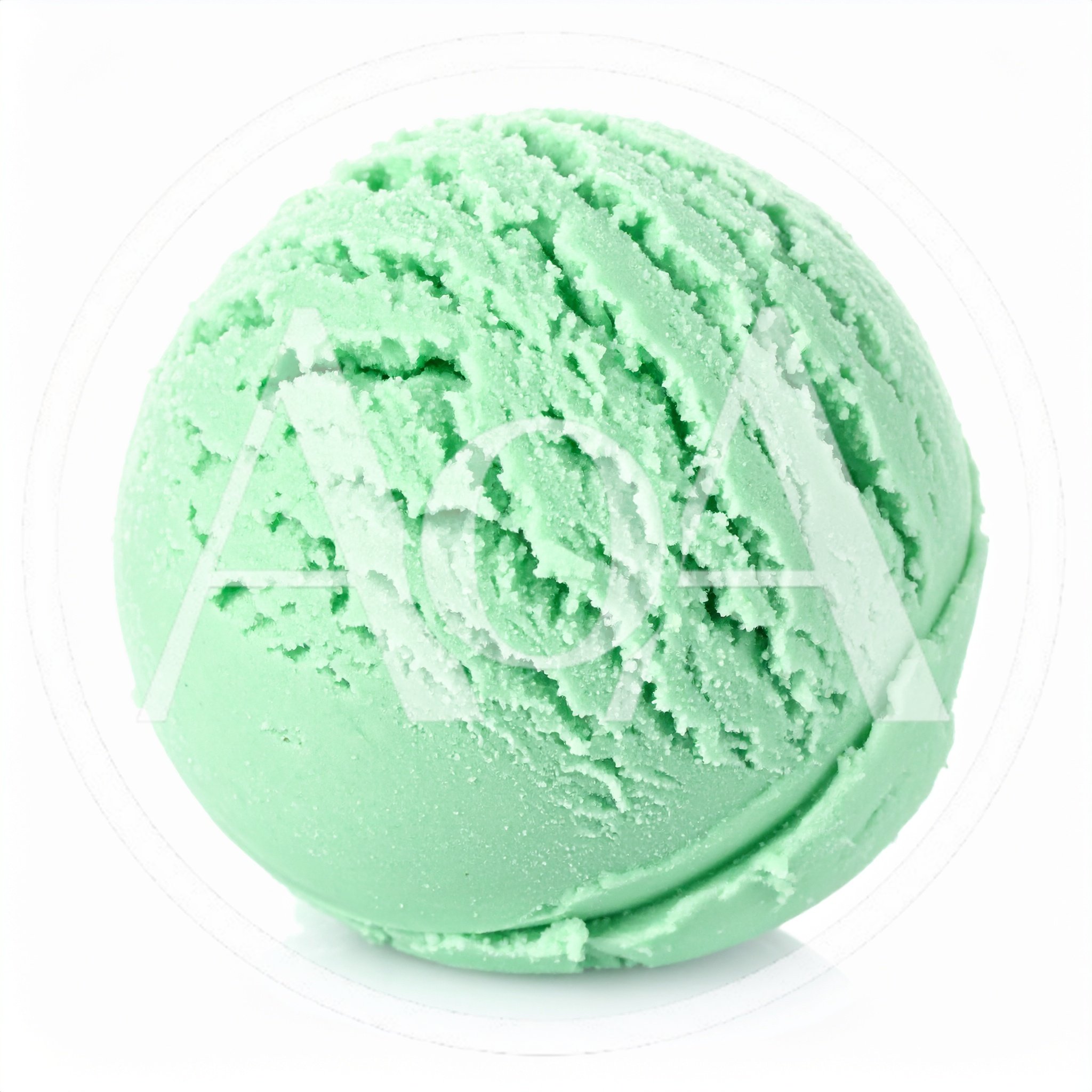 Single Scoop Of Mint Ice Cream