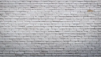 White Painted Brick Wall Texture Background